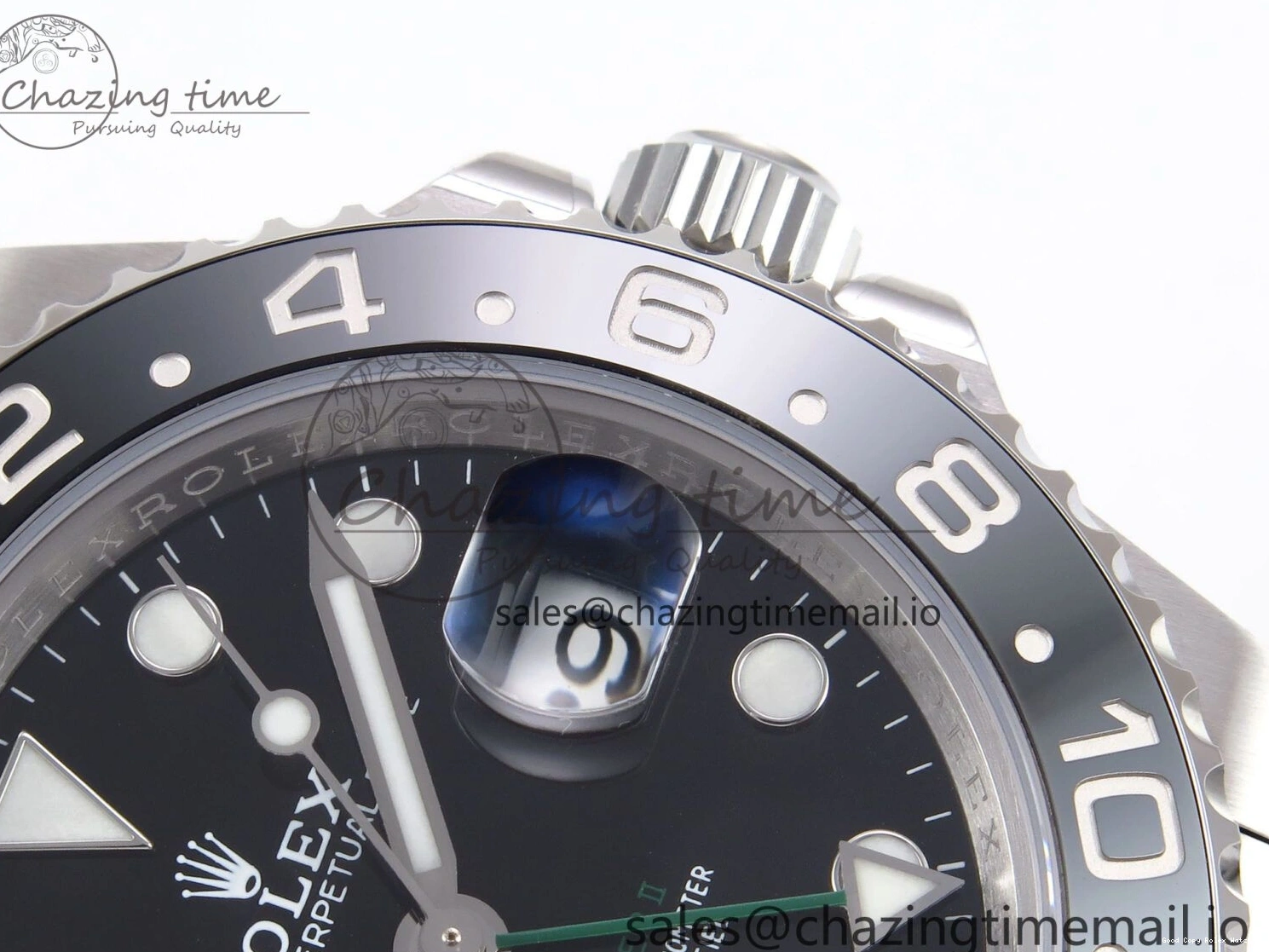 Good Copy Rolex Watches GMT-Master Bracelet Best Practical SH3285 CHS II Oyster GRNR 1019 EF on 904L 1:1 Edition 126710 1223